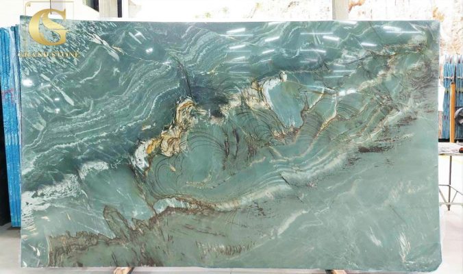 ĐÁ QUARTZ GREEN TROPICAL DA QUARTZ GREEN TROPICAL3 676x400 - ĐÁ QUARTZ GREEN TROPICAL